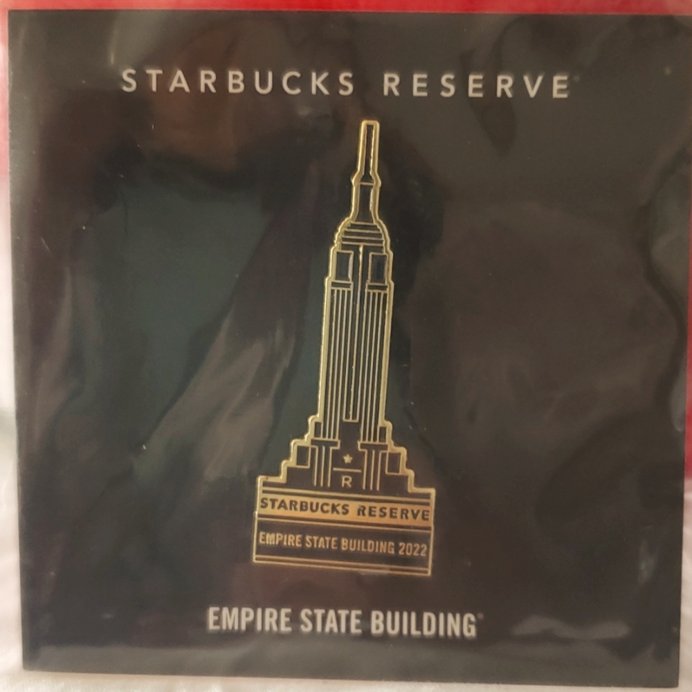 Starbucks empire state building pin